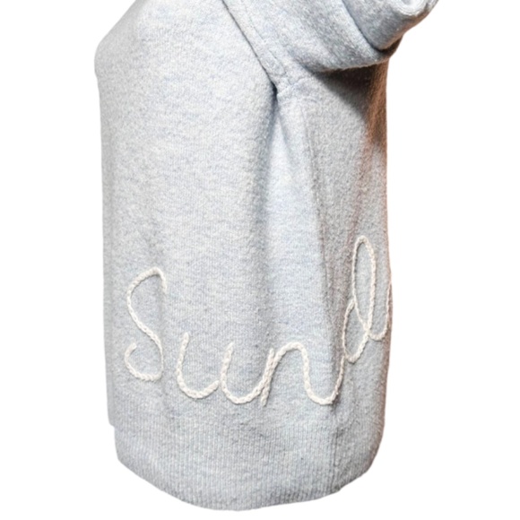 Lauren Conrad Light Blue 'Sunday' Sweater - Size M, Cozy Knit Pullover - Picture 5 of 7